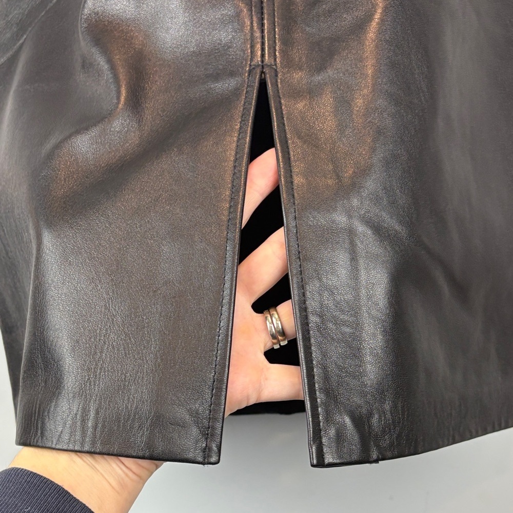 Danier Midnight Black Pencil Skirt - Picture 5 of 9